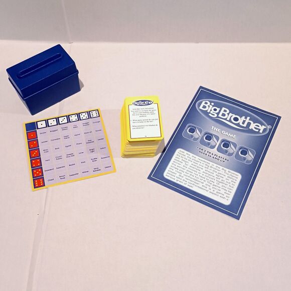 Vintage Big Brother The Game-Pressman Toys-2000-Based On TV Show-Complete - Picture 8 of 11